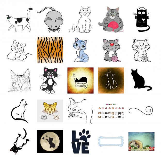 Cuddly Kitties Journal Template Royalty-Free Images