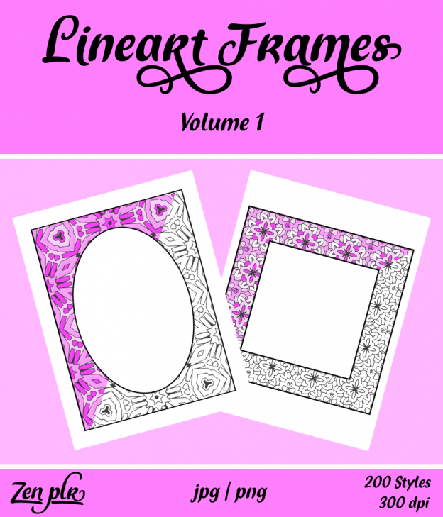 Lineart Frames Volume 1 Front Cover