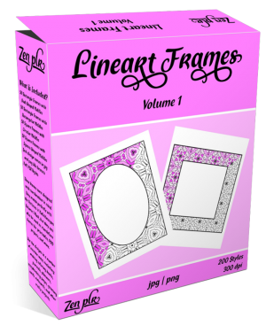 Lineart Frames Volume 1 Product Cover