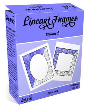 Lineart Frames Volume 2 Product Cover