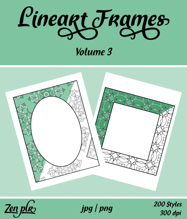 Lineart Frames Volume 3 Front Cover