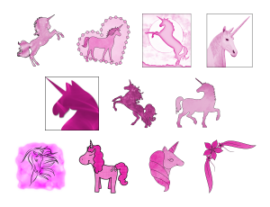 Magical Unicorns Journal Template Journal Graphics Pink