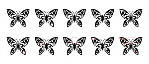 Zen PLR Beautiful Butterflies Journal Templates Upgrade Find the Differences Butterfly 03