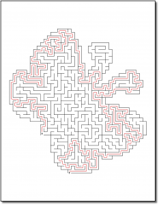 Zen PLR Crazy Mazes Butterflies Edition Volume 01 Sample Maze Solution 04
