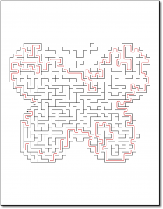 Zen PLR Crazy Mazes Butterflies Edition Volume 01 Sample Maze Solution 05