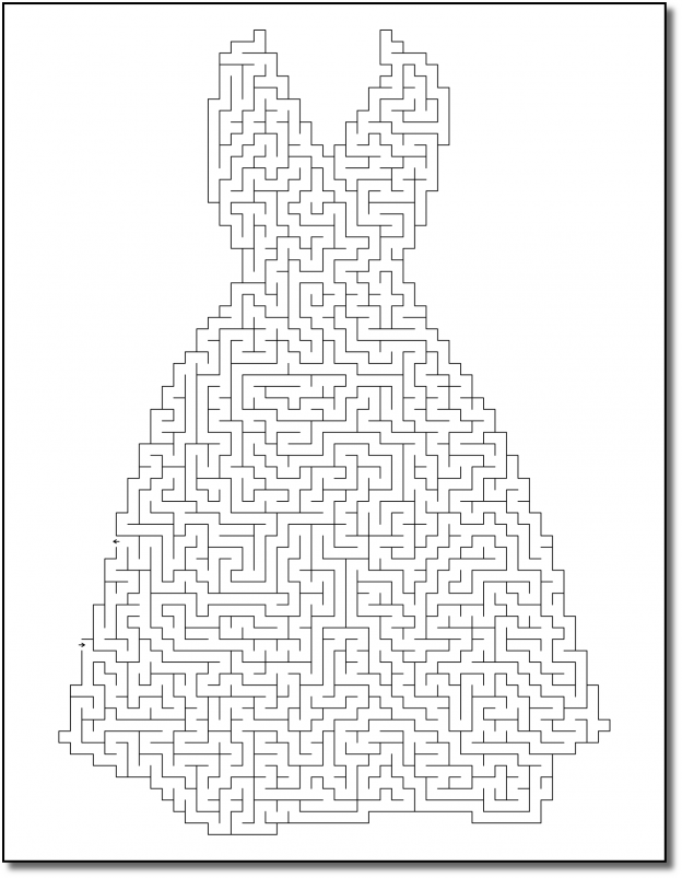 Zen PLR Crazy Mazes Gowns Edition Volume 01 Sample Maze 01