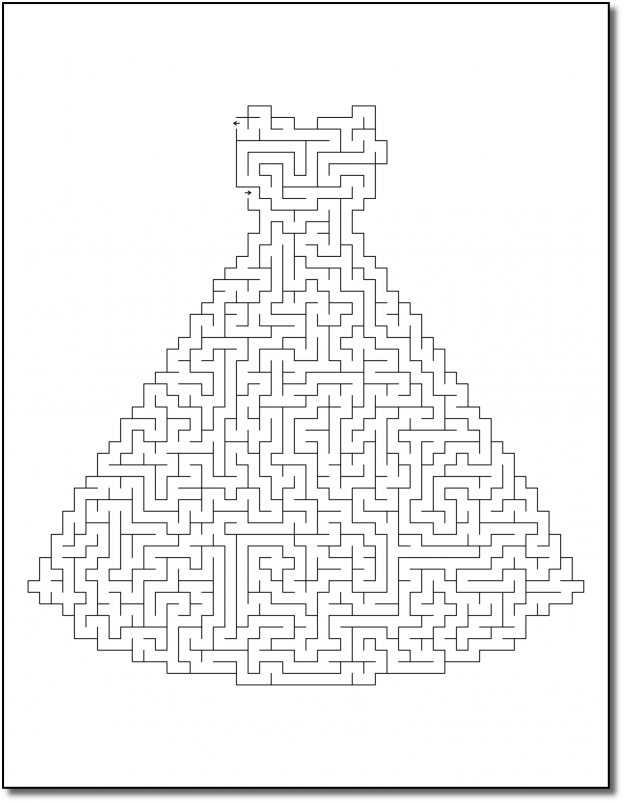Zen PLR Crazy Mazes Gowns Edition Volume 01 Sample Maze 03