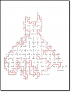 Zen PLR Crazy Mazes Gowns Edition Volume 01 Sample Maze Solution 04