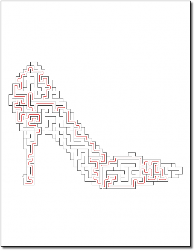 Zen PLR Crazy Mazes Stilettos Edition Volume 01 Sample Maze Solution 05
