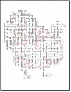 Zen PLR Crazy Mazes Thanksgiving Edition Volume 01 Sample Maze 05 Solution