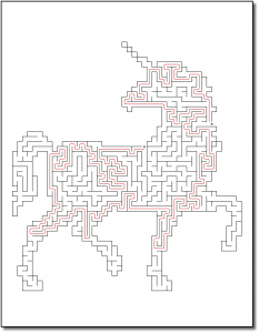 Zen PLR Crazy Mazes Unicorns Edition Volume 02 Sample Maze Solution 05