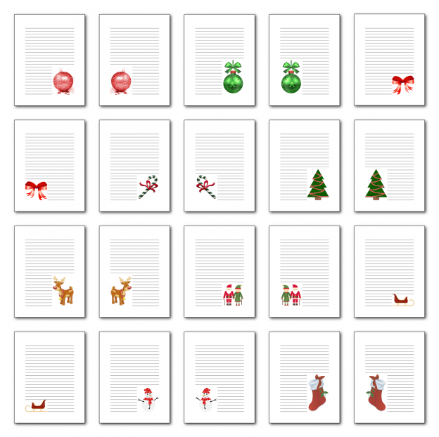 Zen PLR Journal Templates Light Christmas Journal Pages Full Color Digital Version