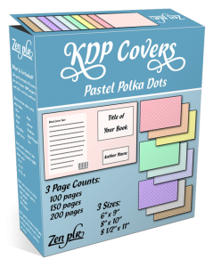 Zen PLR KDP Covers Pastel Polka Dots Product Cover