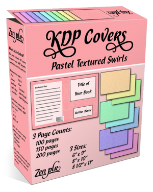 Zen PLR KDP Covers Pastel Textured Swirls Product Cover