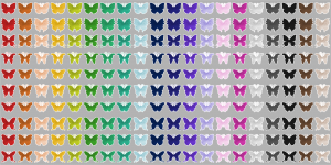 Zen PLR Stickers Watercolor Butterflies All