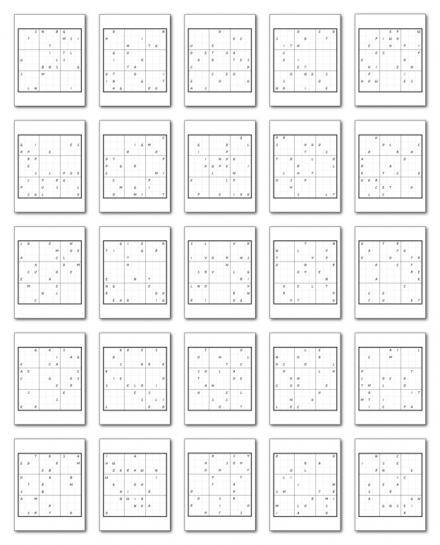 Zen PLR Wordsmith's Wordoku Volume 1 All Puzzles Graphic
