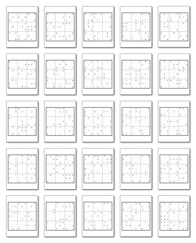 Zen PLR Wordsmith's Wordoku Volume 5 All Puzzles Graphic
