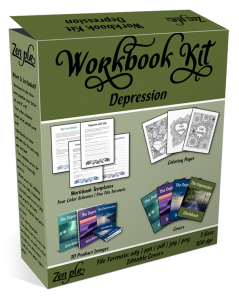 Zen PLR Workbook Kit Depression Product Cover
